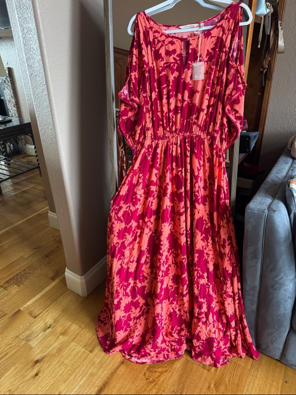 New Soft Surroundings Marcella Floral maxi Dress